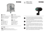 Harman AKG D112 MKII Manual De Instrucciones