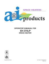 A&I Products SH-375LP Manual Del Operador