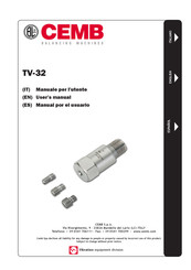 CEMB TV-32 Manual Del Usuario