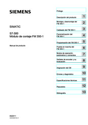 Siemens FM 350-1 Manual De Producto