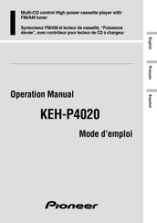 Pioneer KEH-P4020 Operación Manual