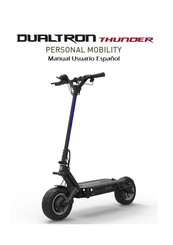 Dualtron THUNDER PERSONAL MOBILITY Manual De Instrucciones