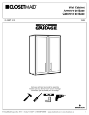 ClosetMaid PRO GARAGE 12406 Manual Del Usuario