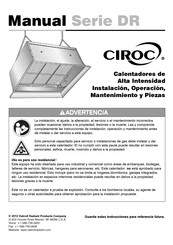 Detroit Radiant Products CIROC DR 80 Instalación, Operación, Mantenimiento Y Piezas