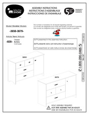 South Shore 3650 Instrucciones De Ensamblaje