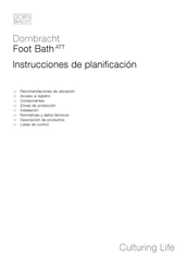 Dornbracht Foot Bath Instrucciones De Planificación