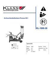 KLANN KL-1000-20 Manual Del Usuario