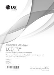 LG 39LB561V-ZC Manual Del Propietário