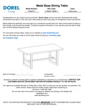 DOREL Living DA8241T Manual Del Usuario