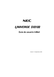 NEC SV8100 Guía De Usuario