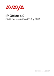 Avaya IP Office 4610 Guia Del Usuario