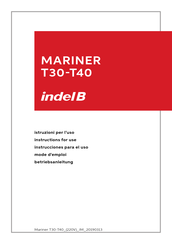 Indel B Mariner T30 Instrucciones Para El Uso