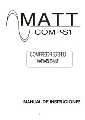 MATT COMP-S1 Manual De Instrucciones