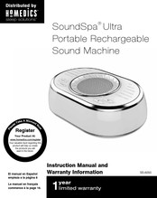 HoMedics SoundSpa SS-6050 Manual De Instrucciones E Información De Garantía