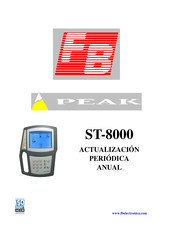 Peak ST-8000 Manual Instrucciones Para Actualizaciones Anuales