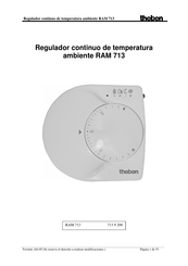 Theben RAM 713 Manual Del Usuario