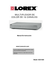 Lorex SGX1600 Manual De Instrucciones