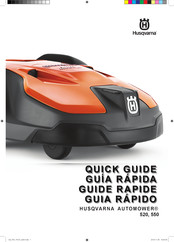 Husqvarna AUTOMOWER 550H Guia Rápido