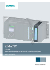 Siemens 6ES7522-5HF00-0AB0 Manual De Producto