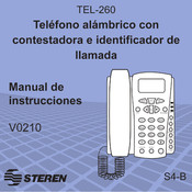 Steren TEL-260 Manual De Instrucciones