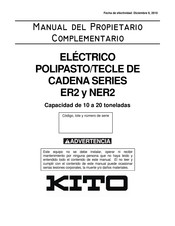 KITO Harrington NER2 Serie Manual Del Propietário