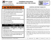 HORIZON 24994 Instrucciones De Instalación