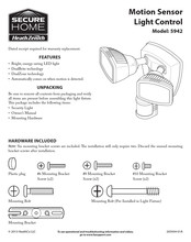 Heath Zenith SECURE HOME 5942 Manual Del Usuario