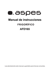 Aspes AFD165 Manual De Instrucciones