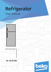 Beko RDSE465K20W Manual Del Usuario