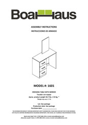 Boahaus 1601 Instrucciones De Armado