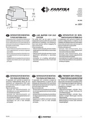 Farfisa 2231 Manual Del Usuario