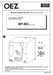 OEZ MP-BD Serie Instrucciones De Uso