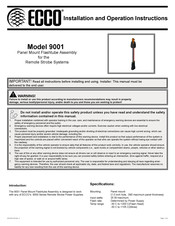 Ecco 9001 Instrucciones De Instalacion Y Uso