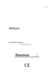 SHERMAN-profi TIG 201P AC / DC Manual Del Usuario