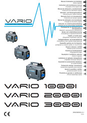 SDMO VARIO 1000i Manual De Utilización Y Mantenimiento