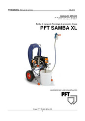 PFT SAMBA XL Manual De Servicio