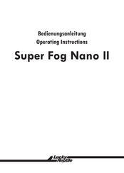 Lucky Reptile Super Fog Nano II Manual Del Usuario