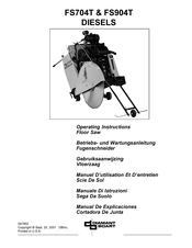 Diamant Boart FS904T Manual De Explicaciones