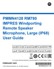 Motorola Solutions PMMN4128 RM780 Guia Del Usuario