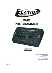 Elation Professional DMX-512 Manual Del Usuario