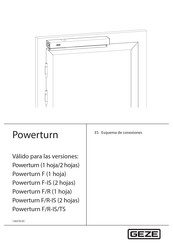 GEZE Powerturn Esquema De Conexiones