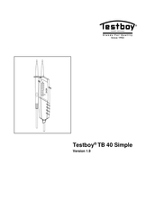 Testboy TB 40 Simple Manual De Instrucciones