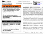 Horizon Global 76499 Instrucciones De Instalación