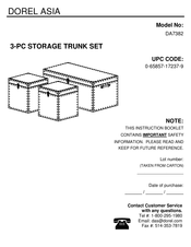 DOREL ASIA DA7382 Manual De Instrucciones