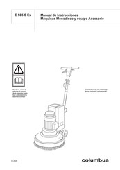 Columbus E 505 S Ex Manual De Instrucciones