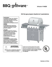 BBQ Grillware 164826 Manual Del Usuario