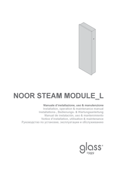 Glass 1989 NOOR STEAM MODULE_L Manual De Instalación - Uso - Mantenimiento