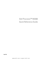 Dell Precision M2300 Guía De Referencia Rápida