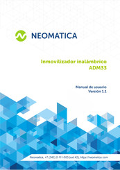 Neomatica ADM33 Manual Del Usuario