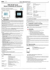 elsner elektronik KNX TH-UP Touch Instrucciones De Instalación